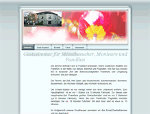 Tablet Screenshot of gaestezimmer-paula.eu